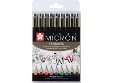Pigma Micron set 9 u boji
