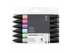 Winsor & Newton Promarker Brush Pastel Tones Set 6