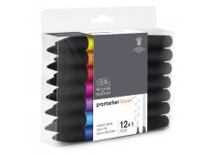 Winsor & Newton Promarker Brush Vibrant Tones Set 12+1