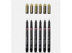 Pigma Micron Black&Gold set 6