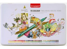 Expression Fineliners Brush Pens set 72