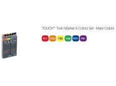 ShinHan Art Touch markeri set 6 osnovni.