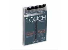 ShinHan Art Touch markeri set 6 hladno sive boje