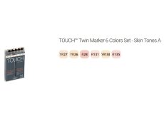 ShinHan Art Touch markeri set 6 boje kože serija A skintones