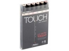 ShinHan Art Touch markeri set 6 boje kože serija A skintones.