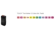 ShinHan Art Touch markeri set 12 pastelne boje