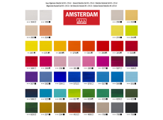Amsterdam akrilne boje set 48 ton karta