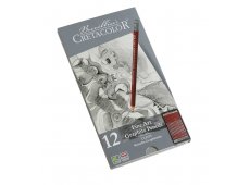Cretacolor Cleos grafitne olovke set 12