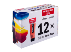 Amsterdam value set 12x120ml akrilne boje