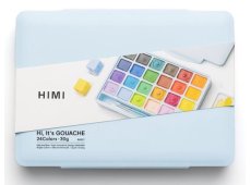 HIMI gvaš set 24 + 3 kista plavi