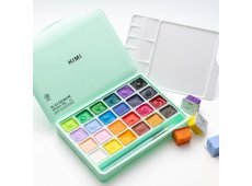 HIMI gvaš set 24 + 3 kista zeleni