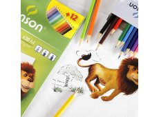 CANSON KIDS BLOK + SET 12 OLOVAKA U BOJI