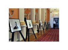 Cappelletto ES 12 štafelaji za izložbe crni