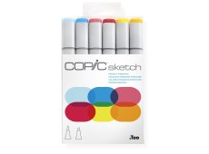 COPIC MARKERI SKETCH SET 6 PERFECT PRIMARIES
