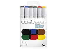 COPIC MARKERI SKETCH SET 6 BOLD PRIMARIES