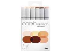 COPIC MARKERI SKETCH SET 6 PORTRET