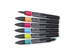 WINSOR & NEWTON PROMARKER BRUSH MID TONES SET 6