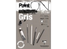 PAINT'ON MIX MEDIA BLOKOVI SIVI PAPIR