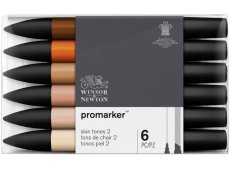 WINSOR & NEWTON PROMARKER SKIN TONES 2 SET 6