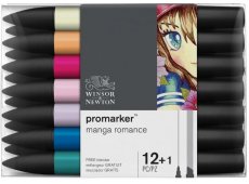 WINSOR & NEWTON PROMARKER MANGA ROMANCE SET 12+1